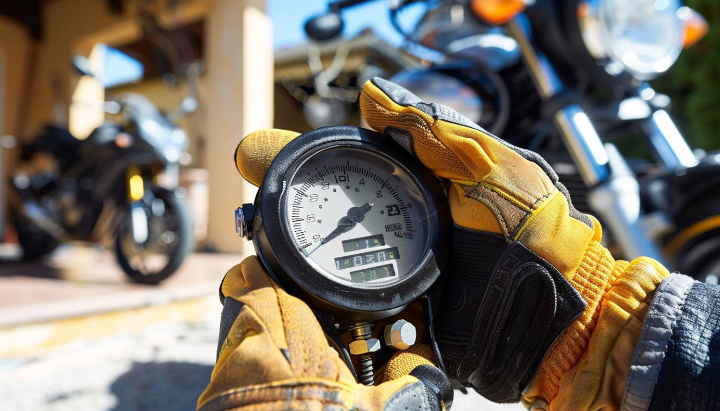 Guide pour mesurer et ajuster la pression des pneus de motocyclette